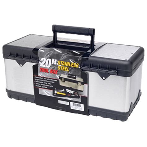 20ga steel strong box with handle|20 Steel Tool Box by Wilmar .